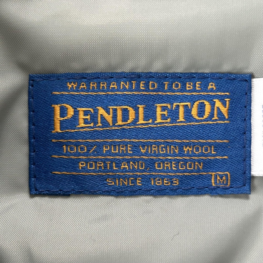 Pendleton Jacket Mens Medium Gray Wool Thinsulate… - image 5